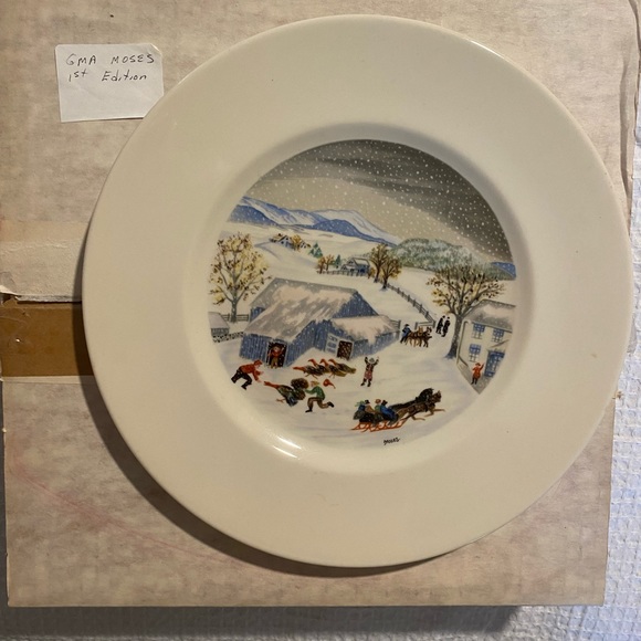 Grandma Moses Plate - Picture 2 of 2